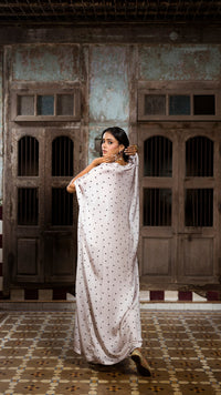 Off-White Organza Cape Set